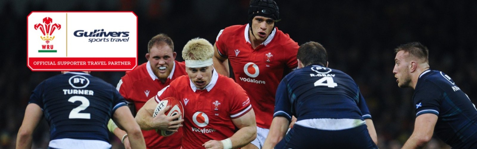 Scotland v Wales 2 Night Hotel & Ticket Package Six Nations 2025